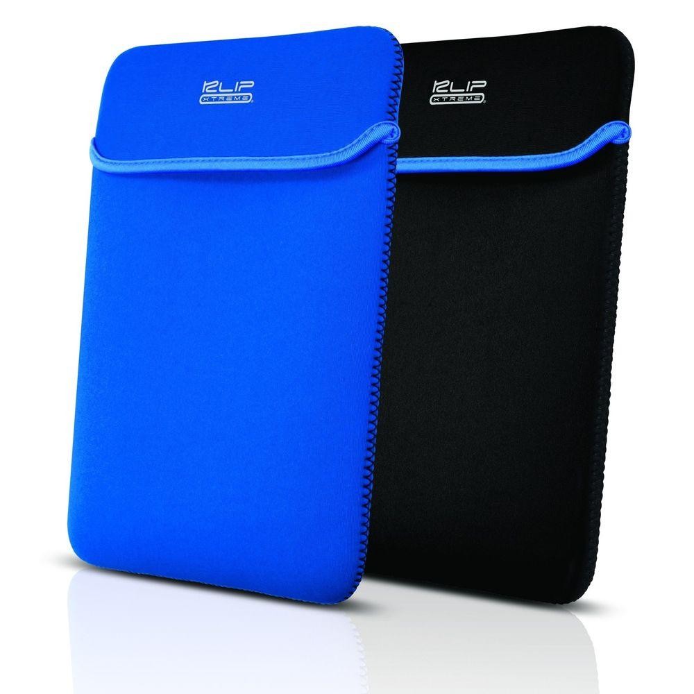 Klip Xtreme KNS-415BL - Notebook sleeve - 15.6 inch - Black Blue - Neoprene Reversable