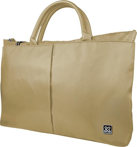 Klip Xtreme - Notebook Carrying Case  and handbag - 15.6" 1680D Nylon - Beige