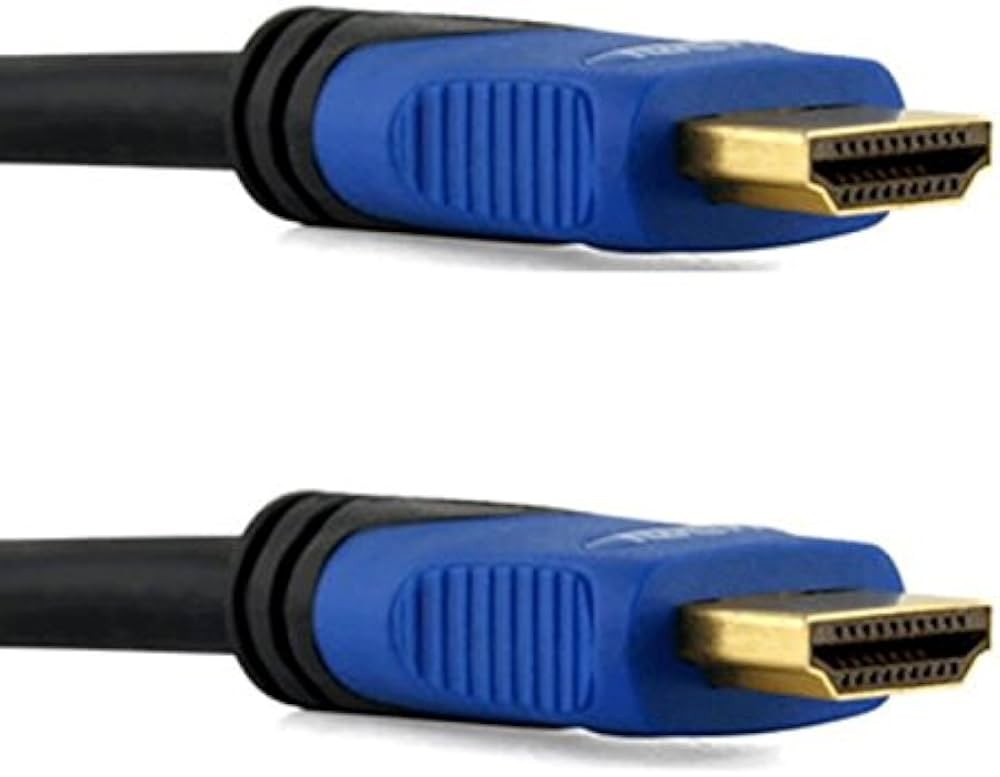 Cbl HDMI 1.4 30Ft  HIGH SPEED Blue Braided