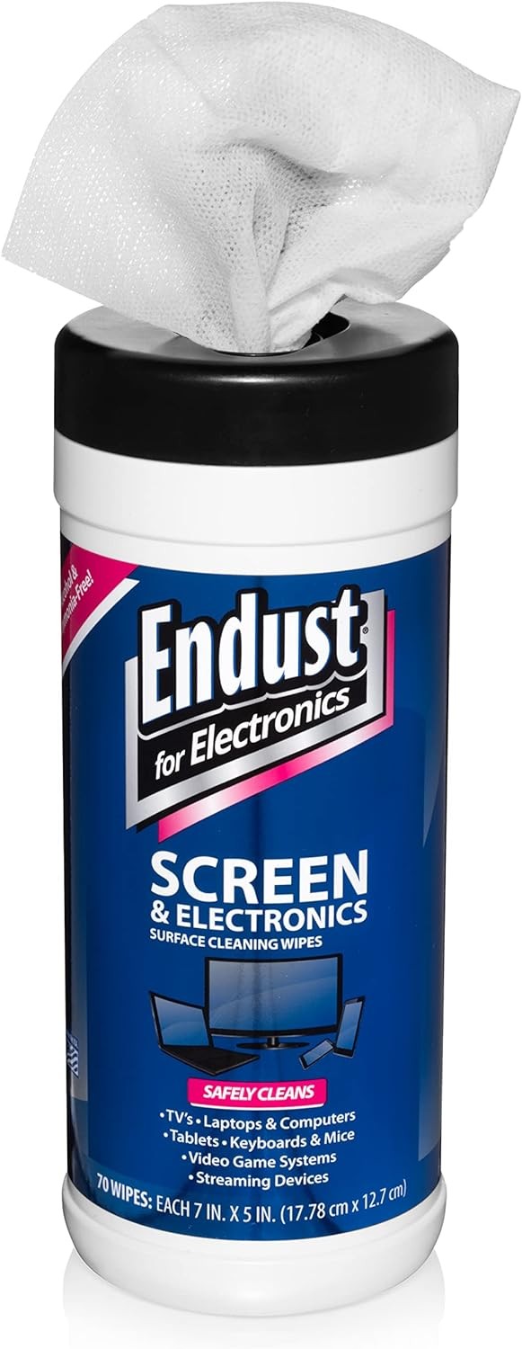 Endust Electronics, Screen, & Surface Cleaning Wipes - 70ct