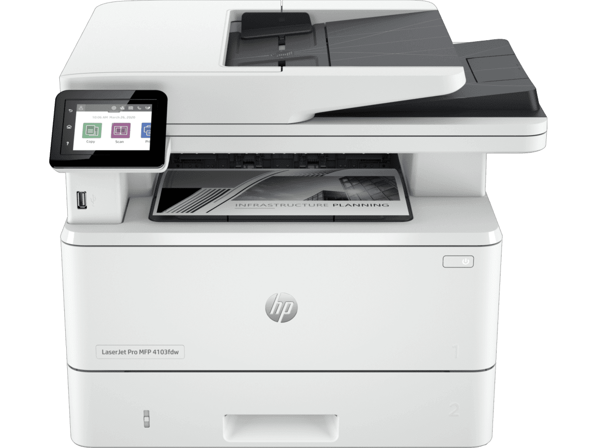 HP LaserJet Pro MFP 4103fdw Monochrome Laser Printer