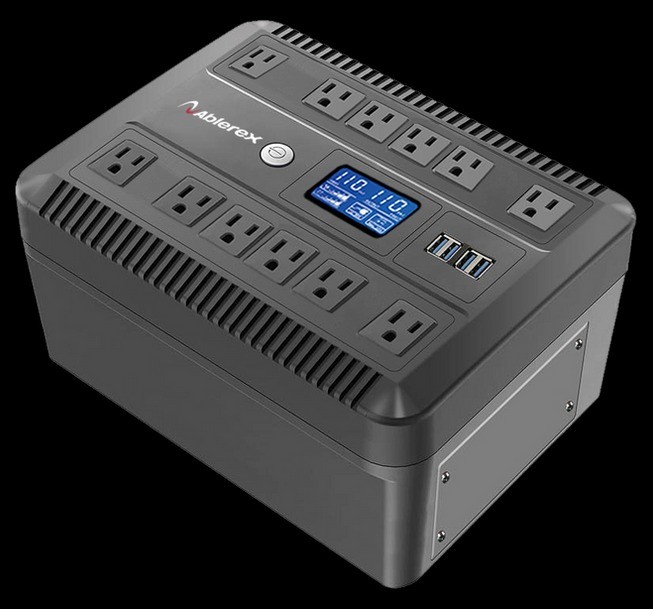 Ablerex AB-ES1100LCD12 Line Interactive UPS 12 NEMA 1000VA 600W