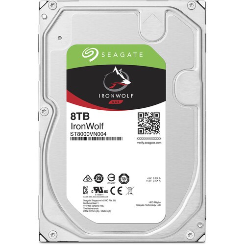 Seagate 8TB IronWolf 7200rpm SATA III 3.5" Internal NAS HDD