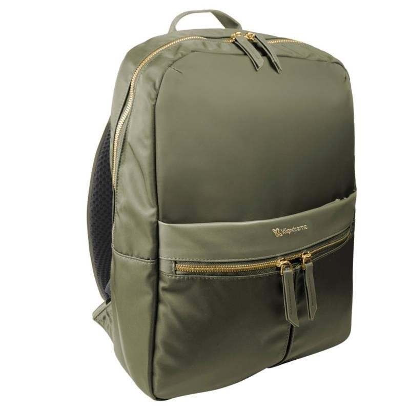 Klip Xtreme - Notebook carrying backpack - 15.6" Klip Xtreme 1200D Nylon Green