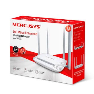 TP-LINK MERCUSYS MW325R Enhanced Wireless N - Wireless 2.4 GHz 300Mbps - Multimode (Range Extender, Router, Access Point, WISP) - 5dBi Antennas Broad Wi-Fi Coverage