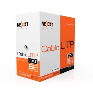 Cbl UTP Cat5e Nexxt Essential Outdoor Black 305m/ 1000ft - 4P 24AWG CMX 