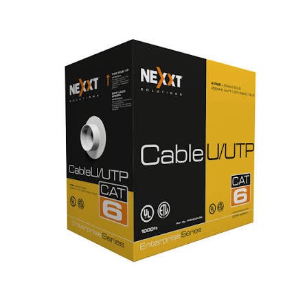 Cbl UTP Cat6 Nexxt Enterprise U/UTP Solid Unshielded Blue 305m/1000ft LSZH PCGUCC6LZBL