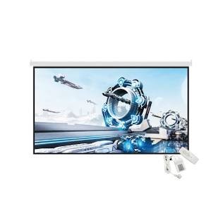 Projector Screen 120" Klipx KPS-513  - Remote control (motorized) Wall and ceiling Matte White