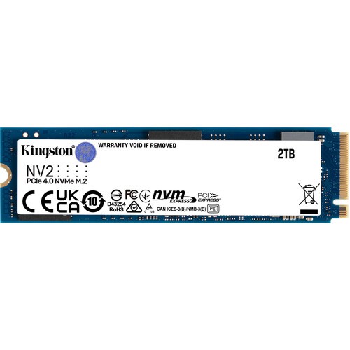 Kingston 2TB NV2 M.2 2280 PCIe 4.0 x4 NVMe SSD