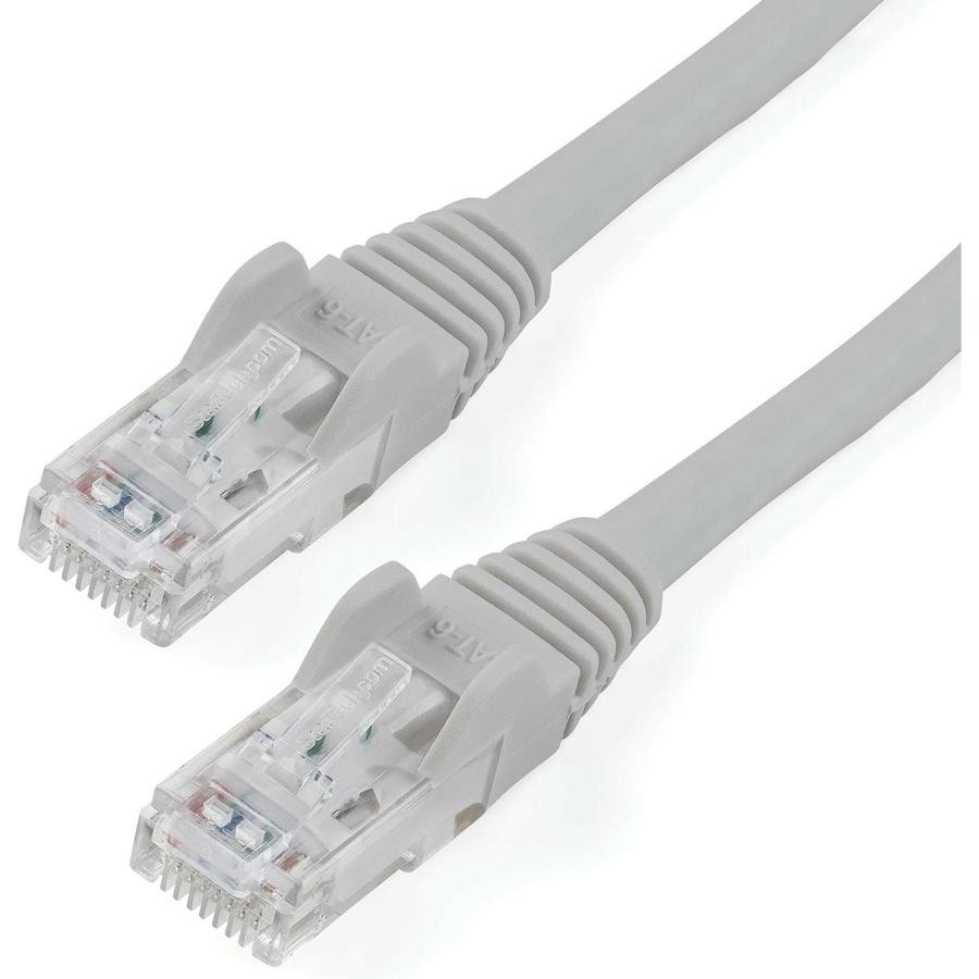 Cbl Patch 1ft Cat6 Grey Tripp Lite N201-001-GY - Gigabit Snagless Molded M/M
