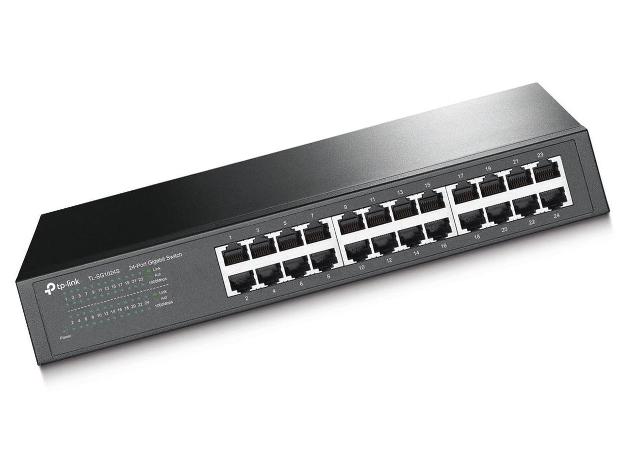TP-Link TL-SG1024S 24 Port Unmanaged Gigabit Rackmount Switch