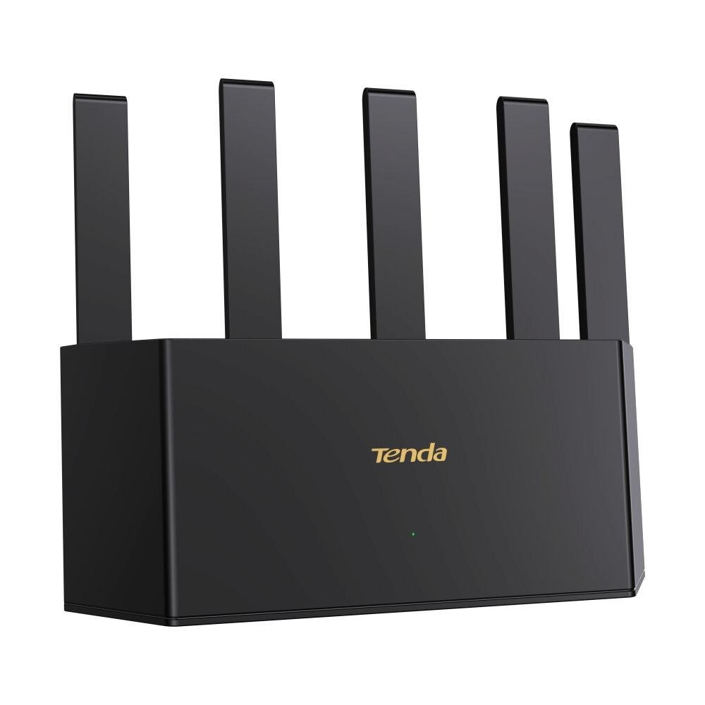 Tenda TX2L Pro AX1500 Dual-Band Gigabit Wi-Fi 6 - 1501Mbps (2.4GHz: 300Mbps, 5GHz: 1201Mbps) - 5x external antennas - OFDMA+MU-MIMO, Beamforming technology - Interface: 1x WAN, 3x LAN