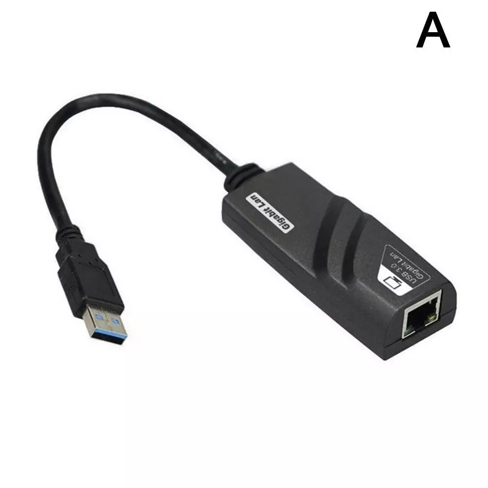 Wired USB 3.0 to Gigabit Ethernet RJ45 LAN Network Adapter Ethernet Network Card - USB 3.0 / USB - C