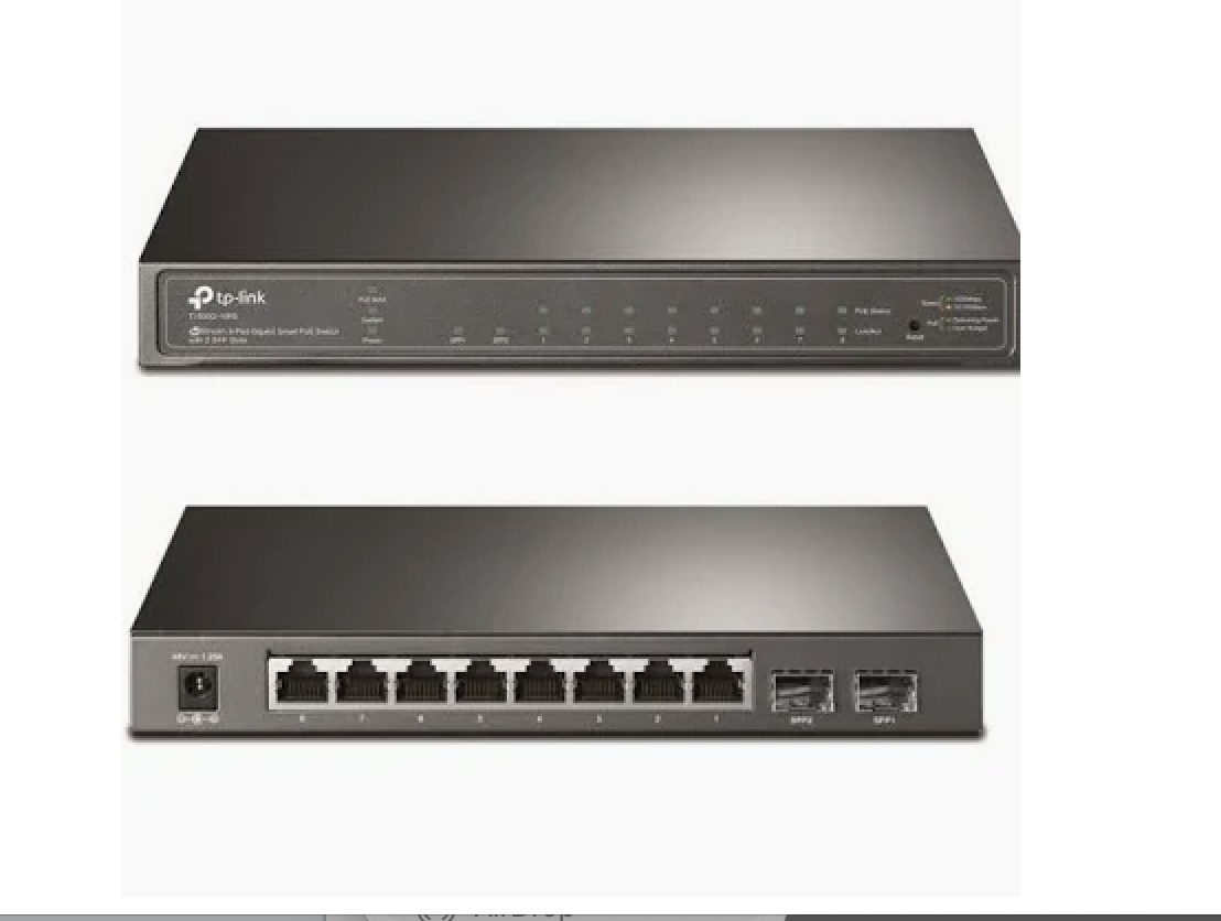 TP-Link TL-SG2210P V3 | Jetstream 8 Port Gigabit Smart Managed PoE Switch | 8 PoE+ Ports @61W, 2 SFP Slots | Omada SDN Integrated | PoE Recovery | IPv6 | Static Routing | Limited Lifetime Protection