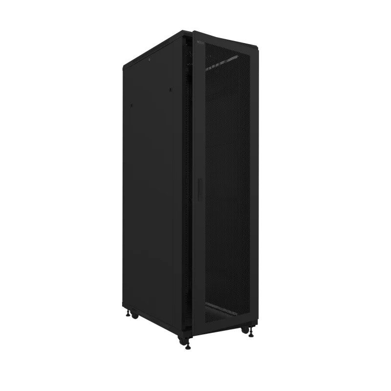 Floor Rack Cabinet 42U 19" Nexxt NPC-S42U61B Mountable RAL 9005, varnish black - AW222NXT21