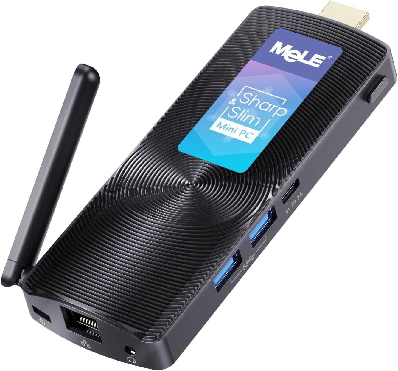 MeLE PCG02 Fanless Mini PC Stick Win11 Pro Celeron J4125 8GB 256GB Micro Desktop Computer Stick