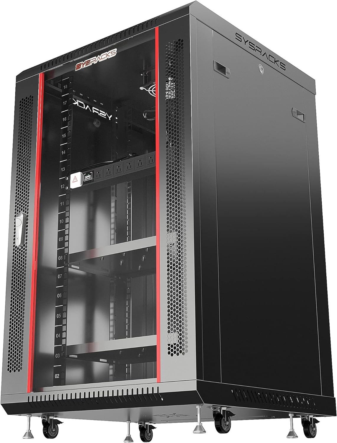 Sysracks 18U 24"x24"x35" Server Rack Enclosure