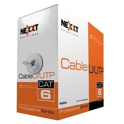 Cbl UTP Cat6 Nexxt Enterprise Unshielded Grey U/UTP LSZH 1000ft/305m 23 AWG PCGUCC6LZGR
