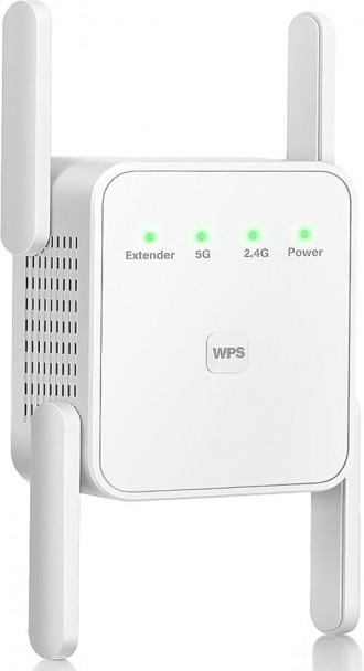 Extender Repeater 1200 WiFi Booster 1200 Mbps Dual Band (5GHz/2.4GHz) WiFi Extended Signal Booster for Home, Internet WiFi
