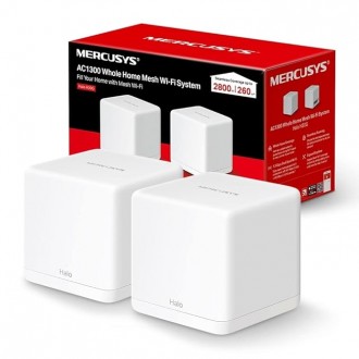 TP-Link Mercusys Halo H30G(2-Pack) Wireless  AC1300 Whole Home Mesh System 