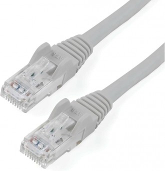 CAT6 Ethernet Patch Cord RJ-45 LAN Network Cord Gray 200Ft SatMaximum 907155