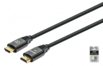 Cbl HDMI 6.6FT/2M 8K 2.1 48Gbps , Highwings High Speed HDMI Braided Cord-4K@120Hz 8K@60Hz, DTS:X, HDCP 2.2 & 2.3, HDR 10 Compatible with Roku TV/PS5/HDTV/Blu-ray
