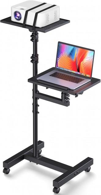 Facilife 2 Shelf Projector Adjustable Height Stand Tripod