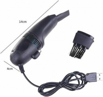 Air Duster-Vacuum Mini Wired USB Electric High Pressure for Computer Car Cleaning