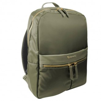 Klip Xtreme - Notebook carrying backpack - 15.6" Klip Xtreme 1200D Nylon Green