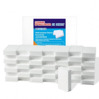 Cleaning Sponge Eraser Magic Multi-Functional Sponges Foam Cleaner for Bathtub, Floor, Baseboard, Bathroom, Wall,Kitchen,Furniture (,3.93x2.36x0.79in) - BAISENJIE
