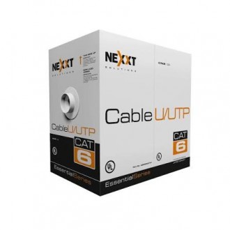 Cbl UTP Cat6 Nexxt Essential U/UTP Grey 102m 4P 24AWG CMX 