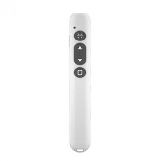 Presenter 2.4GHz Wireless Remote PPT with USB Receiver for PowerPoint Presentations – White MS002