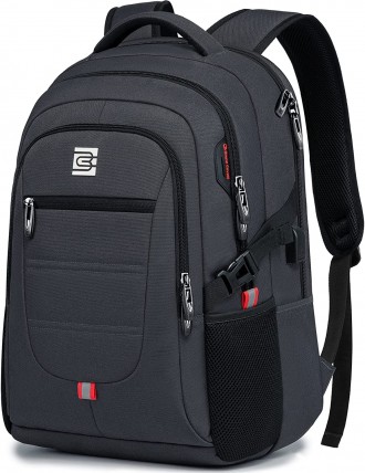 Bagsure Durable Water Resistant Laptop Backpack with USB Charging Port