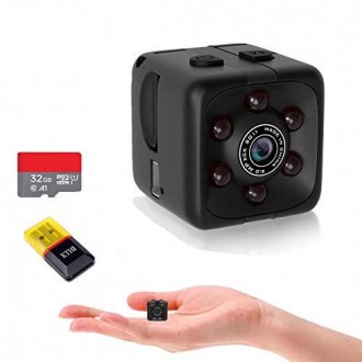 Camera Mini HD DV Body Camcorder Mount Portable Video Record Nanny Security Cam Small Car DVR Webcam for Home and OfficeSensor