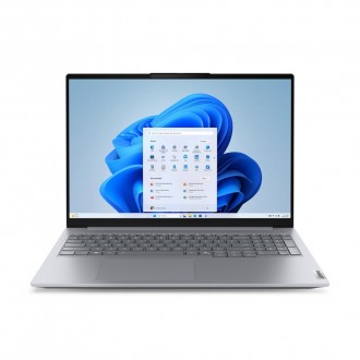 NBK Lenovo ThinkBook 16 G8 IRL 21SH0001US - 16" Touchscreen 1920 x 1200 WUXGA - 60Hz - Intel Core 5 210H - 16GB DDR5 5600 RAM - SSD 512GB NVMe M.2  - Windows 11 Pro - English Keyboard - Arctic Gray - Intel Chip - Connectivity: 1x DP, 1x HDMI, 2x USB-C, 1x