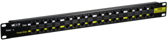 Nexxt 16-Port Passive PoE Patch Panel with Power Supply