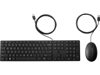 HP Wired Desktop 320MK Mouse & Keyboard Combo 