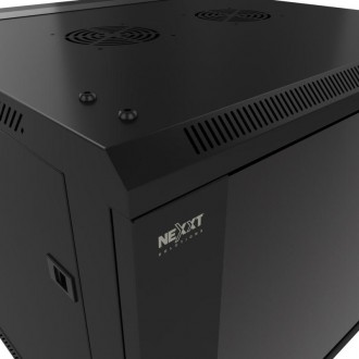 WallMount Cabinet Outdoor fixed pole 6U Nexxt NPC-O6U66P Fully assembled (600x600mm) 4 Fans
