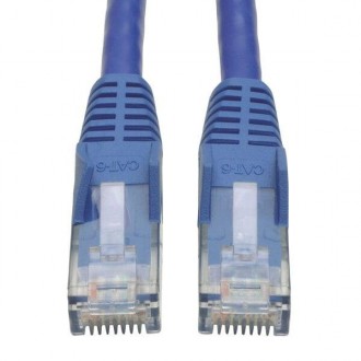 Cbl Patch 1ft Cat6 Blue Gigabit Snagless Molded M/M TrippLite N201-001-BL
