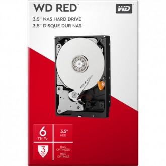 WD Red 6TB IntelliPower 3.5" NAS HDD