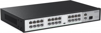Real HD 24 Port PoE+ 300W Network Switch with 2x Gigabit Uplink + 1x SFP
