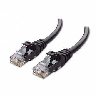 GearIT CAT6 1.5FT Snagless Patch Cable (Black)