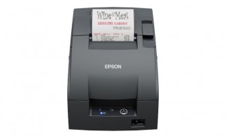 Epson TM U220IID-002NO-AC - receipt printer - two-color (monochrome) - dot-matrix - Serial - 9 pin dark gray - 16 cpi up to 8.8 lines/sec cutter
