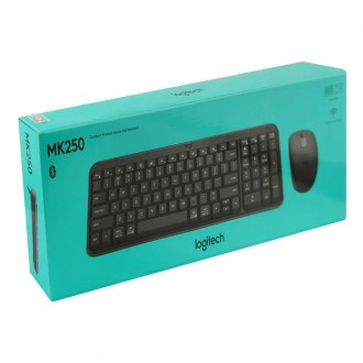 Logitech MK250 Bluetooth Wireless Keyboard and Mouse Combo - Graphite