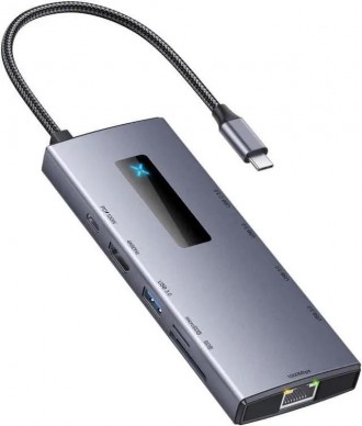 UANTIN USB C Docking Station Dual Monitor Adapter, Laptop Docking Station 3 Monitor Triple 4K60Hz Display with 2 HDMI, 4K120Hz DisplayPort, USB-A & USBC Data, 100W PD, USB C Dock for Dell, HP, Lenovo