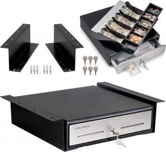 Volcora 4-Bill 5-Coin Cash Register Drawer