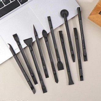 10pcs/Set Newest 10 in 1 Plastic Crowbar Disassembly Spudger Opening Tools Kit for Mobile Phone Computer Repairing Opening Tools