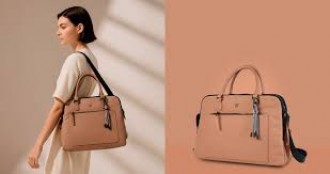 Klip Xtreme - Notebook carrying case and handbag - 13" Polyester KLB-850 Rose Gold