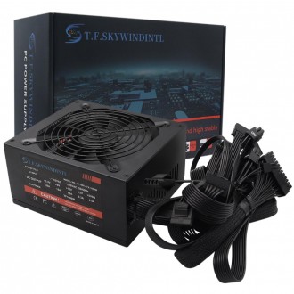 PSU 1000W Gaming 80 Plus Gold Standard ATX Non Modular | Build with 125mm FDB Bearing Fan Ultra-Quiet 24 Pin Cable for Desktop PC Server