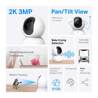 TP-Link Tapo C210 Pan/Tilt Home Security Wi-Fi Camera